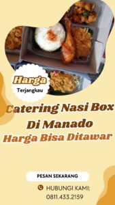Catering Nasi Box Di Manado Harga Bisa Ditawar