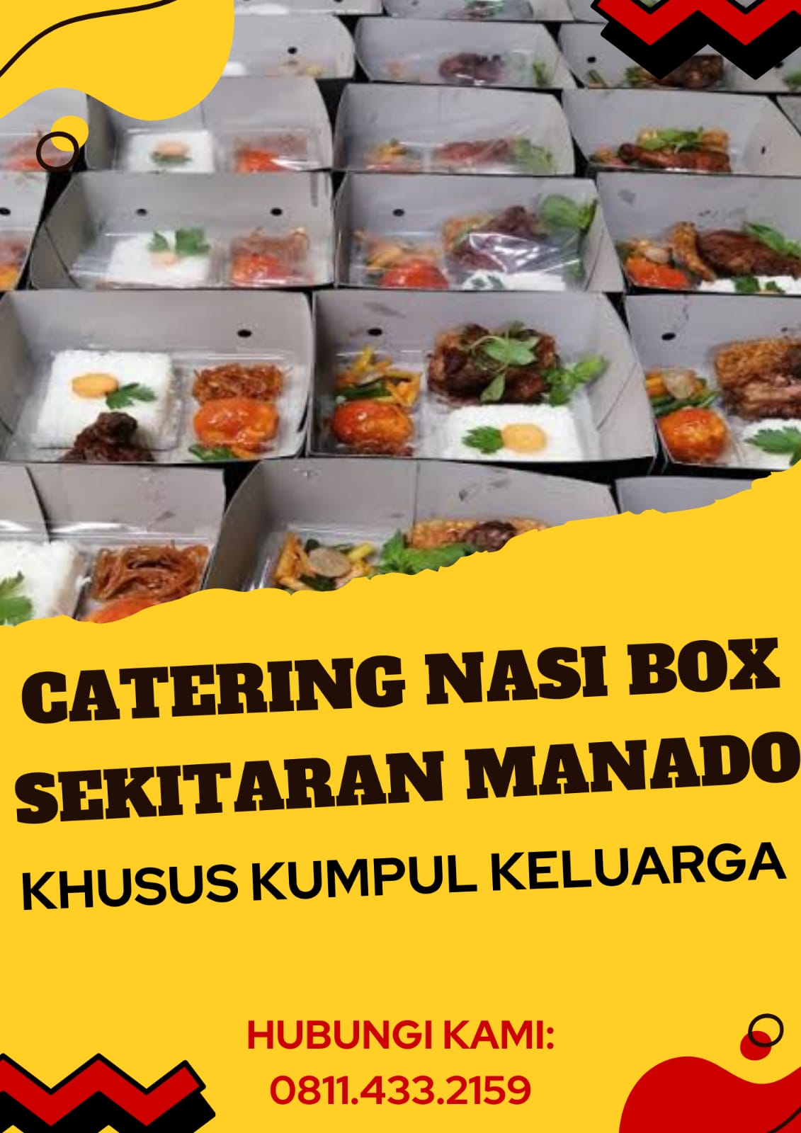 Catering Nasi Box Sekitaran Manado Khusus Kumpul Keluarga